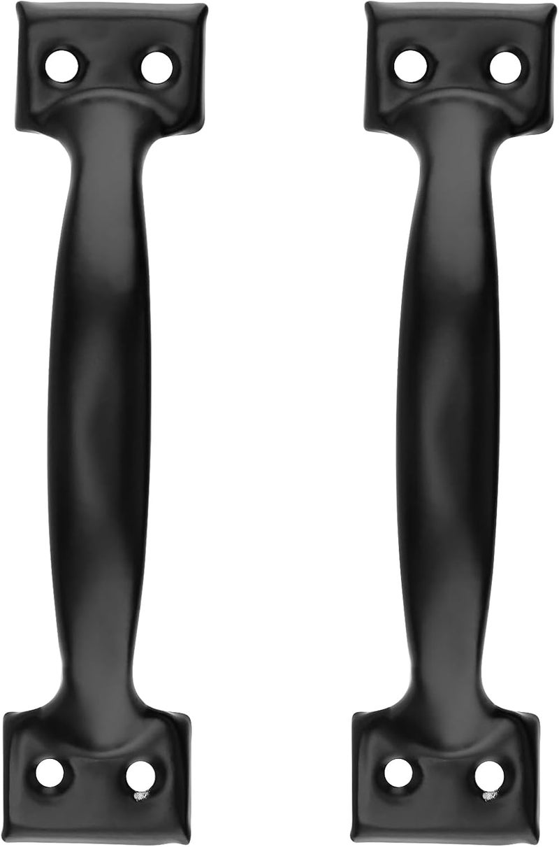 PINGEUI 30 Pack Gate Handle, 6 Inch Black Door Handle Cast Iron Sliding, Metal Long Gate Pull Handle Fence Handle for Outdoor, Garage, Interior - Image 4